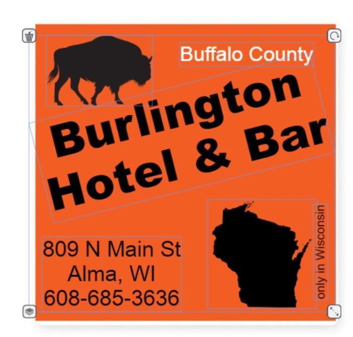 The Burlington Hotel & Bar - Alma Wi Exterior foto